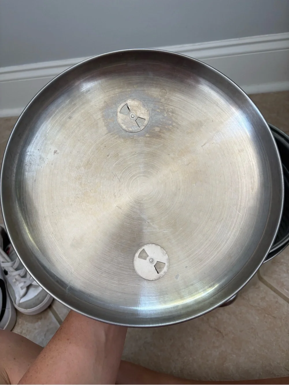 Metro Stainless Steel double boiler stock pot with steamer basket 5-6 quarts